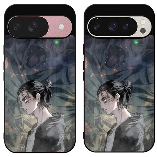 Eren yeager Attack on Titan Cool Google Pixel 9 | 9 Pro | 9 Pro XL Case