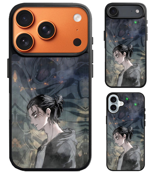 Eren yeager Attack on Titan Cool iPhone Air | iPhone 17 | 17 Pro | 17 Pro Max Case