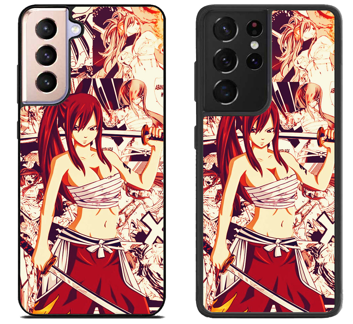Erza Scarlet Fairy Tail Collage Samsung Galaxy S21 | S21 FE | S21+ | S21 Ultra Case