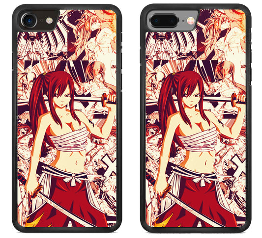 Erza Scarlet Fairy Tail Collage iPhone 8 | 8 Plus Case