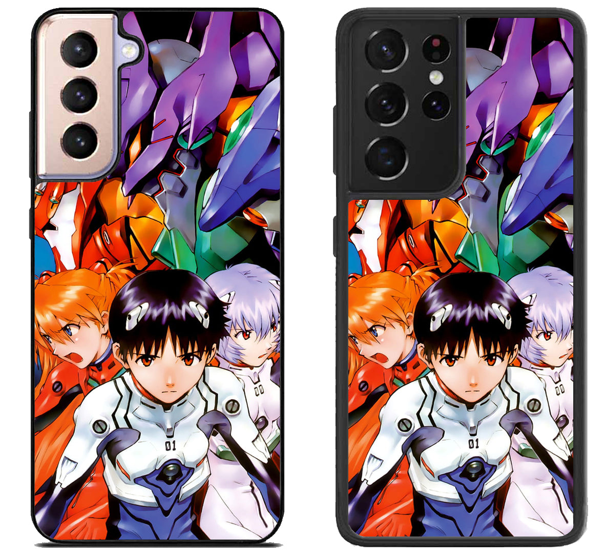 Evangelion Anime Wallpaper Samsung Galaxy S21 | S21 FE | S21+ | S21 Ultra Case