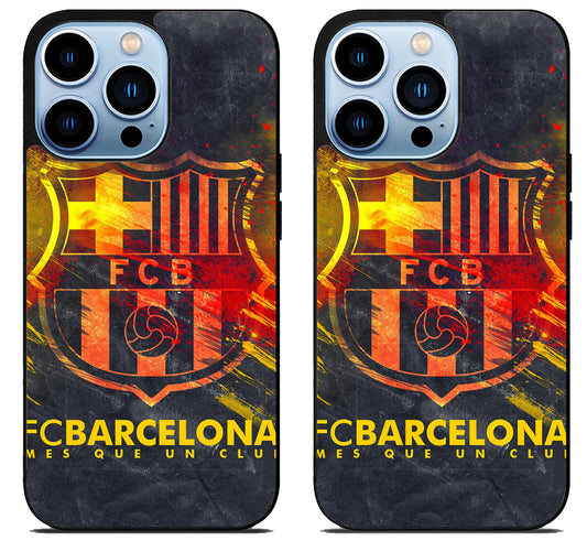 FC Barcelona Background iPhone 15 Pro | iPhone 15 Pro Max Case