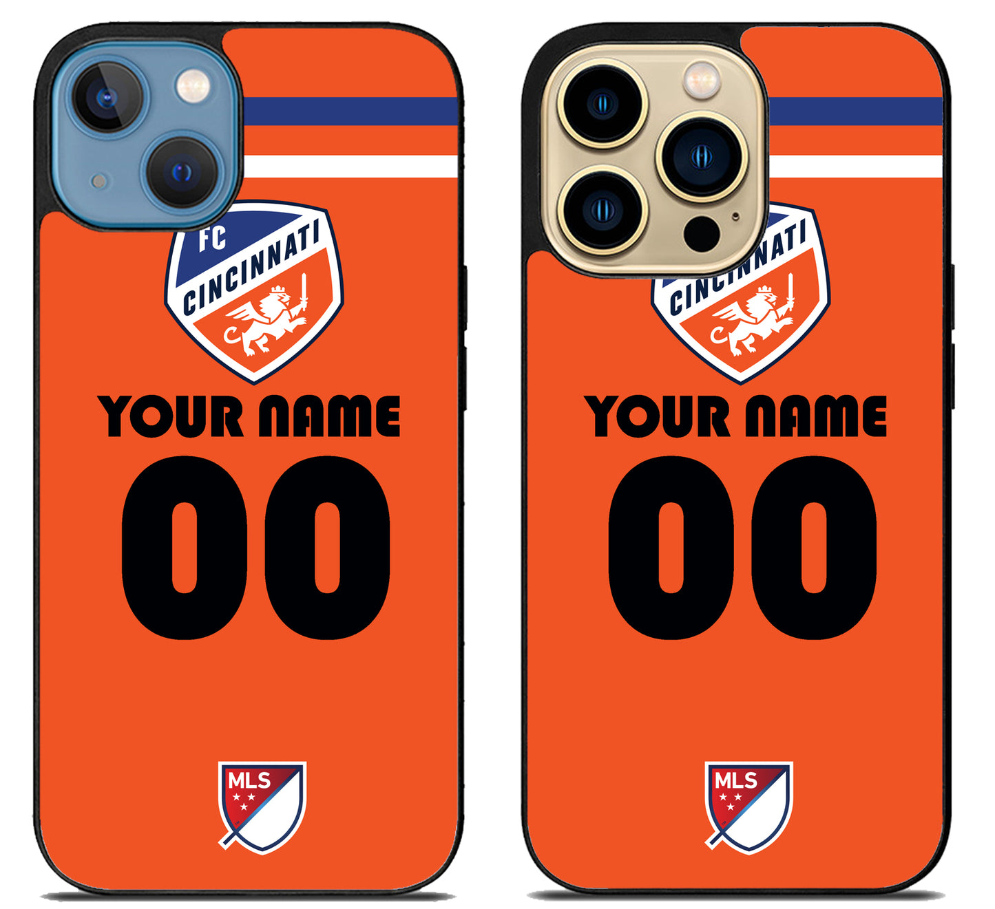 Custom Personalized FC Cincinnati MLS iPhone 14 | 14 Plus | 14 Pro | 14 Pro Max Case