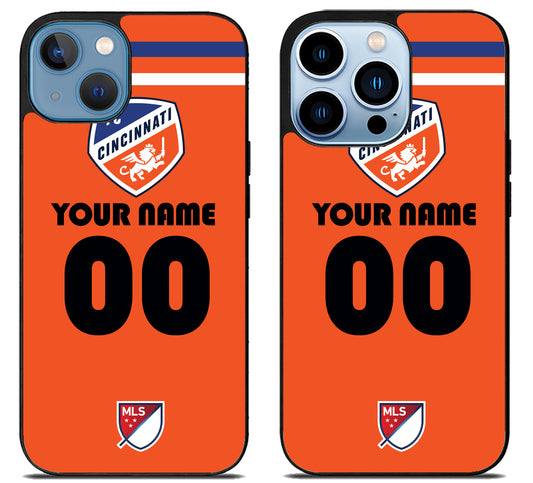 Custom Personalized FC Cincinnati MLS iPhone 13 | 13 Mini | 13 Pro | 13 Pro Max Case
