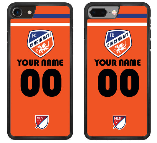 Custom Personalized FC Cincinnati MLS iPhone 8 | 8 Plus Case