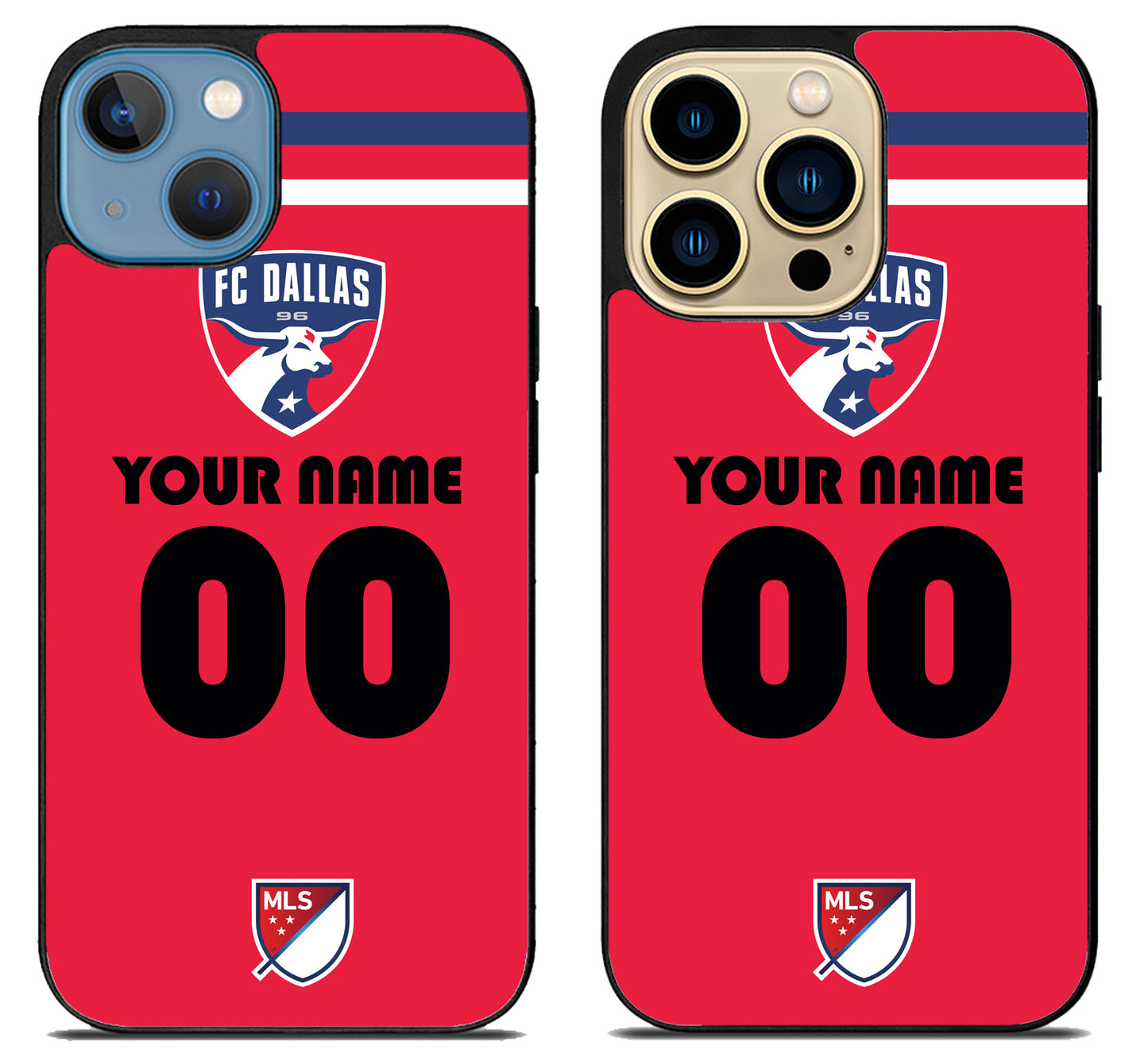 Custom Personalized FC Dallas MLS iPhone 14 | 14 Plus | 14 Pro | 14 Pro Max Case