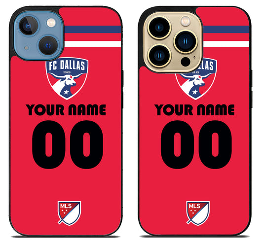 Custom Personalized FC Dallas MLS iPhone 14 | 14 Plus | 14 Pro | 14 Pro Max Case