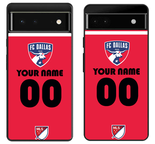 Custom Personalized FC Dallas MLS Google Pixel 6 | 6A | 6 Pro Case