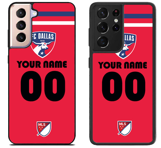 Custom Personalized FC Dallas MLS Samsung Galaxy S21 | S21 FE | S21+ | S21 Ultra Case