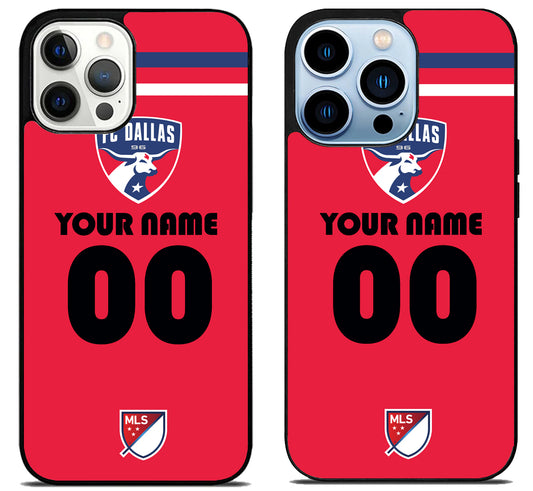 Custom Personalized FC Dallas MLS iPhone 15 Pro | iPhone 15 Pro Max Case