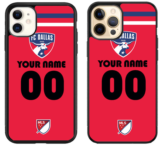 Custom Personalized FC Dallas MLS iPhone 12 | 12 Mini | 12 Pro | 12 Pro Max Case