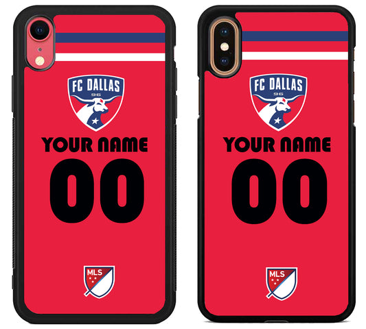 Custom Personalized FC Dallas MLS iPhone X | Xs | Xr | Xs Max Case