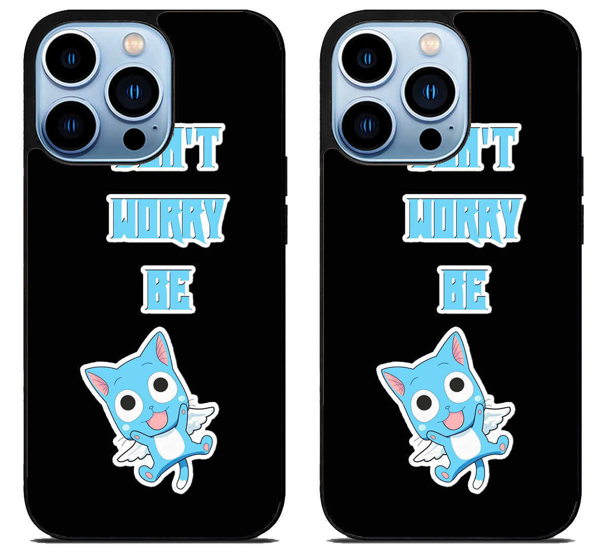 Fairy Tai Cat Dont Worry Be Happy iPhone 15 Pro | iPhone 15 Pro Max Case