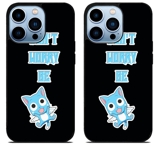 Fairy Tai Cat Dont Worry Be Happy iPhone 15 Pro | iPhone 15 Pro Max Case