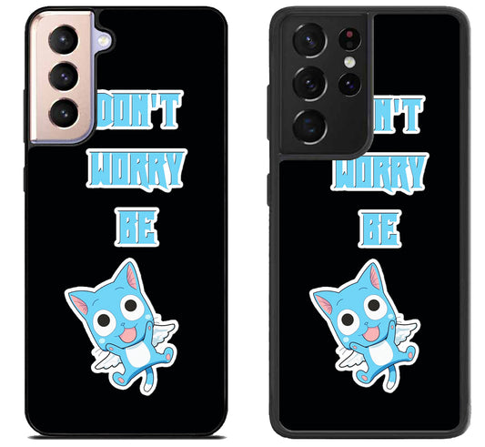 Fairy Tai Cat Dont Worry Be Happy Samsung Galaxy S21 | S21 FE | S21+ | S21 Ultra Case