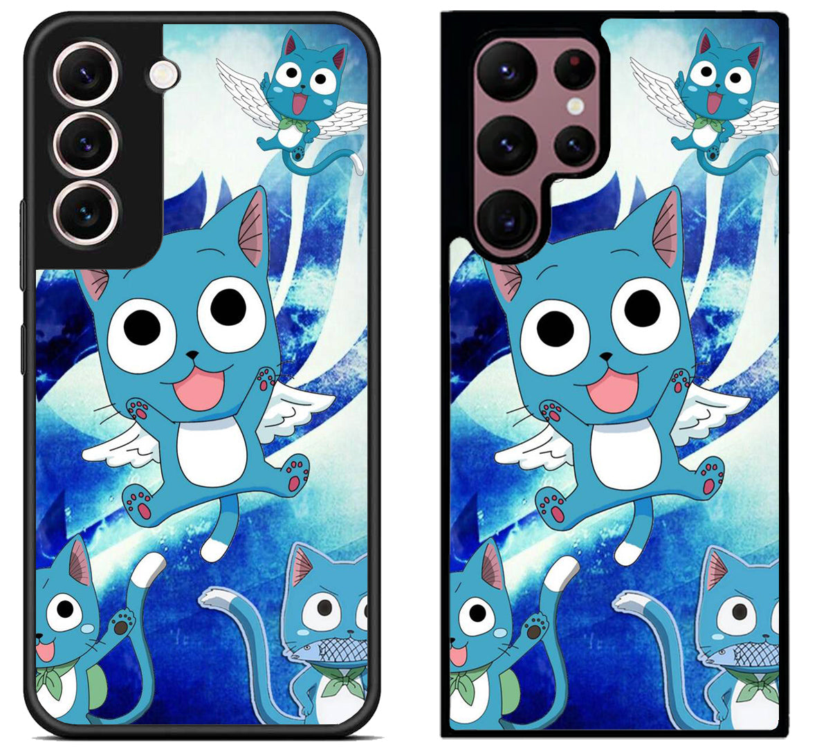 Fairy Tail Cat Wallpaper Samsung Galaxy S22 | S22+ | S22 Ultra Case