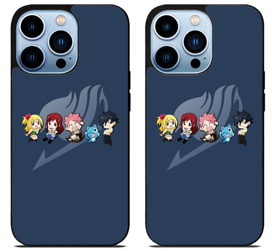 Fairy Tail Chibi Cover iPhone 15 Pro | iPhone 15 Pro Max Case