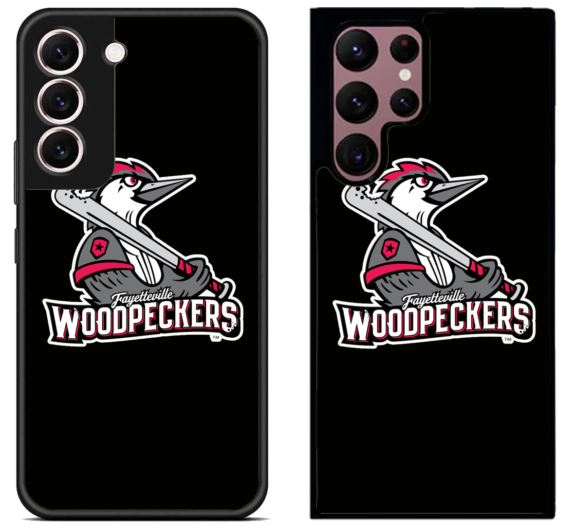 Fayetteville Woodpeckers Logo Samsung Galaxy S22 | S22+ | S22 Ultra Case