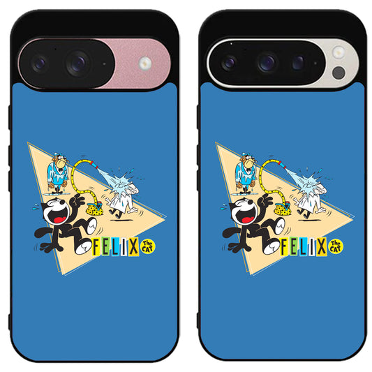 Felix the Cat Blue Google Pixel 9 | 9 Pro | 9 Pro XL Case