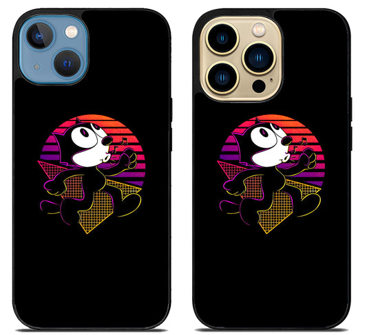 Felix the Cat Keep Walking iPhone 14 | 14 Plus | 14 Pro | 14 Pro Max Case