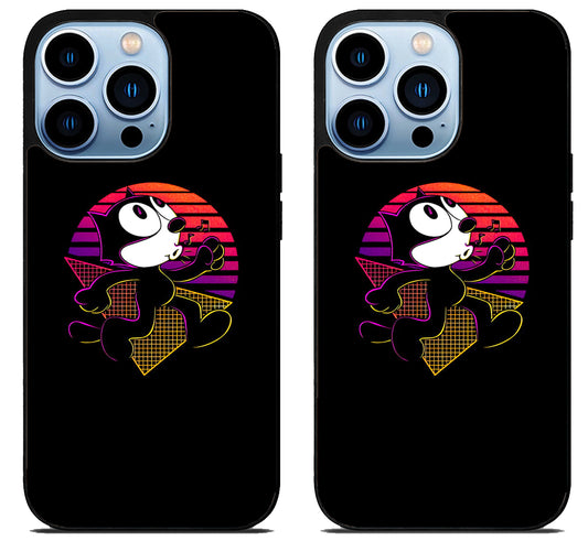 Felix the Cat Keep Walking iPhone 15 Pro | iPhone 15 Pro Max Case