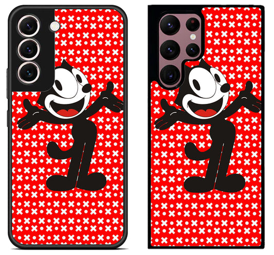 Felix the Cat Red Samsung Galaxy S22 | S22+ | S22 Ultra Case