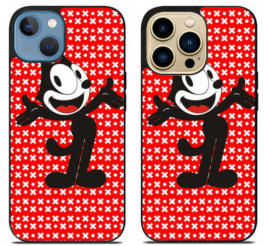 Felix the Cat Red iPhone 14 | 14 Plus | 14 Pro | 14 Pro Max Case