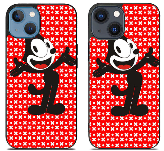 Felix the Cat Red iPhone 15 | iPhone 15 Plus Case