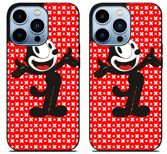 Felix the Cat Red iPhone 15 Pro | iPhone 15 Pro Max Case