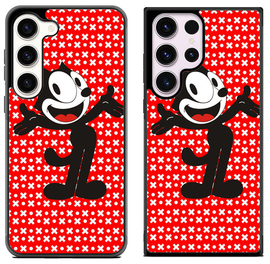 Felix the Cat Red Samsung Galaxy S23 I S23+ I S23 Ultra Case