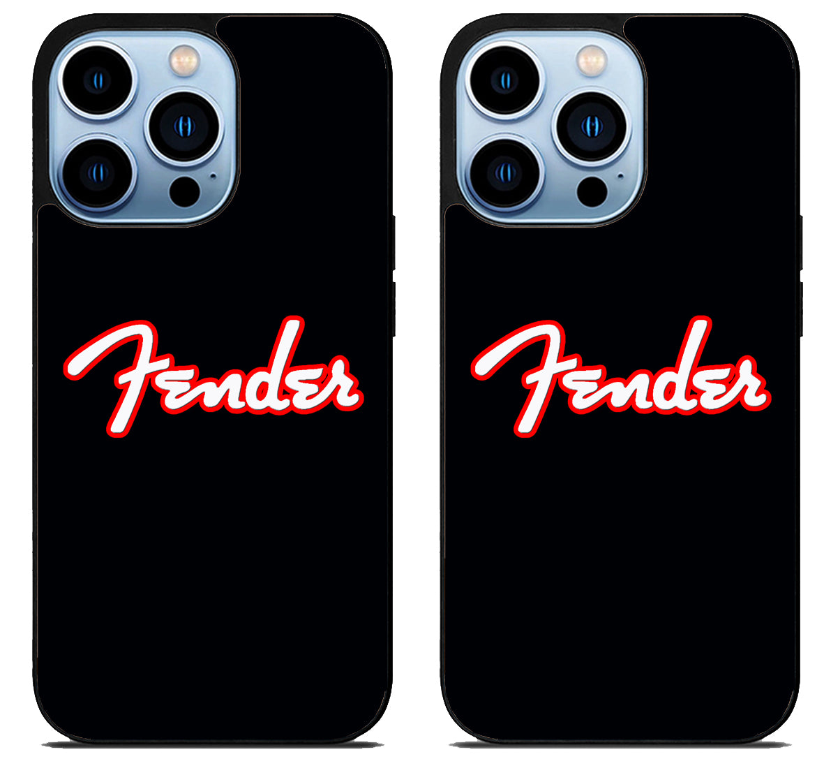 Fender Logo Black iPhone 15 Pro | iPhone 15 Pro Max Case