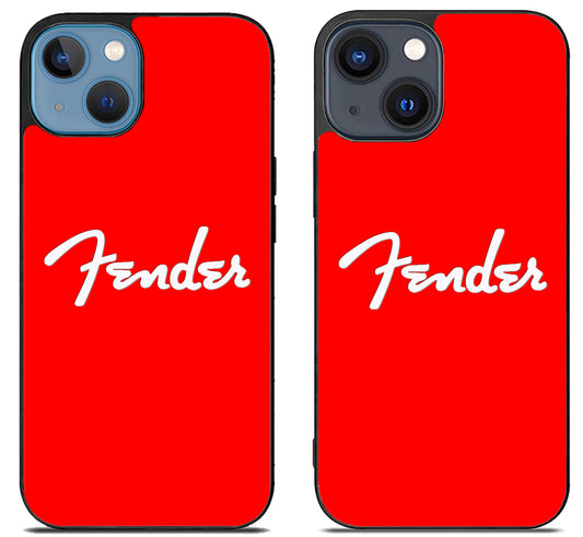 Fender Logo Red iPhone 15 | iPhone 15 Plus Case