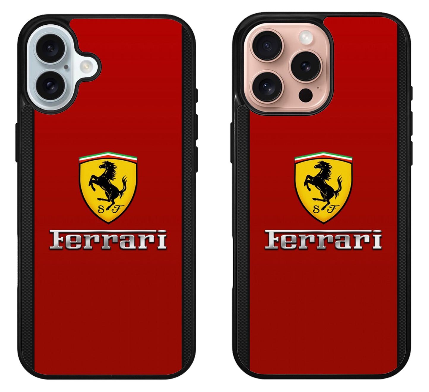 Ferrari Logo Red iPhone 16 | 16 Plus | 16 Pro | 16 Pro Max Case
