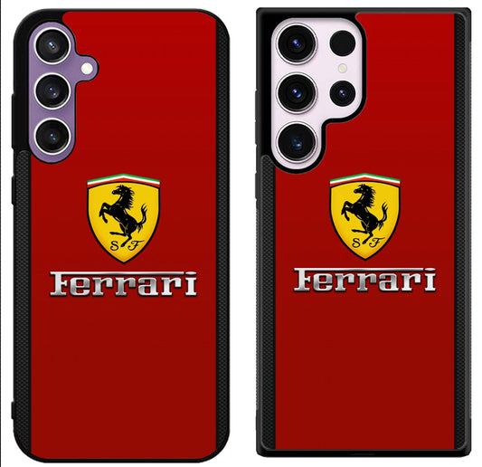 Ferrari Logo Red Samsung Galaxy S24 | S24+ | S24 Ultra Case