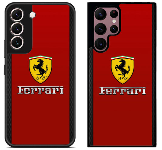 Ferrari Logo Red Samsung Galaxy S22 | S22+ | S22 Ultra Case