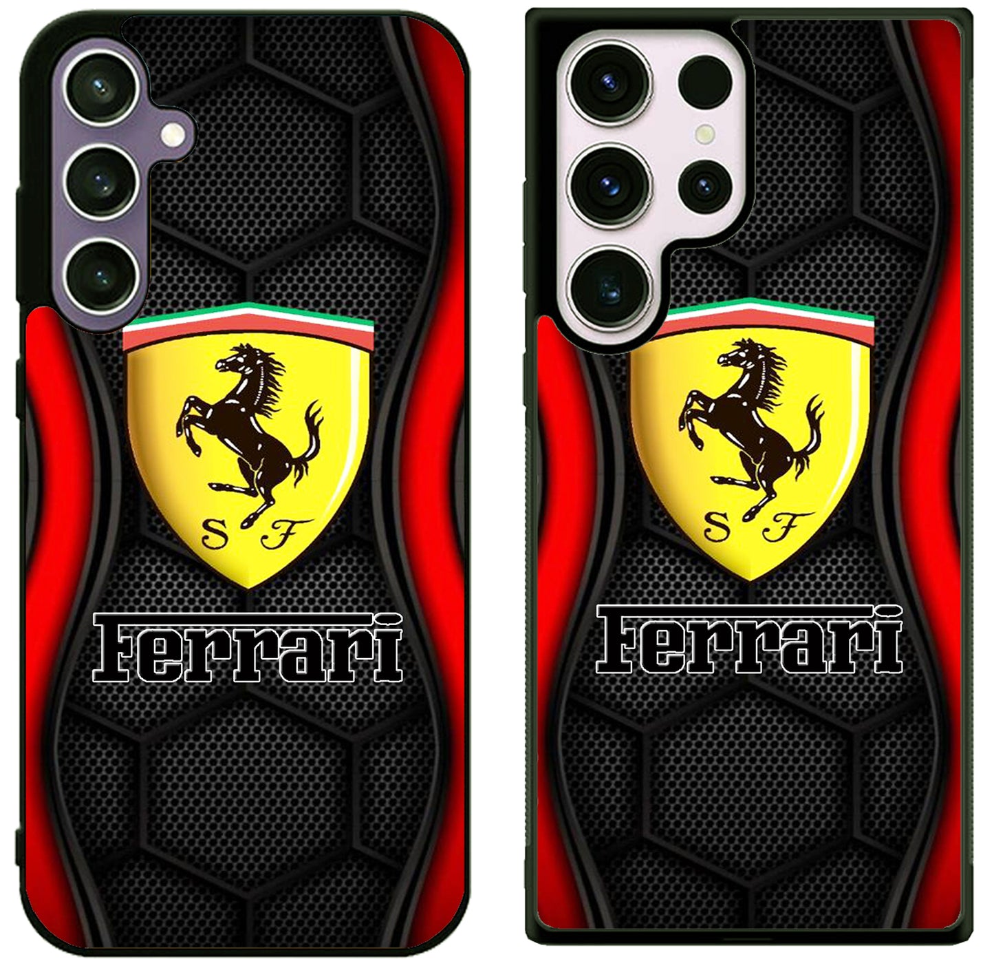Ferrari Logo Spyder Samsung Galaxy S25 | S25 Edge | S25 FE | S25 Plus | S25 Ultra Case