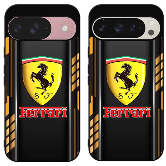 Ferrari Logo Stripe Google Pixel 9 | 9 Pro | 9 Pro XL Case