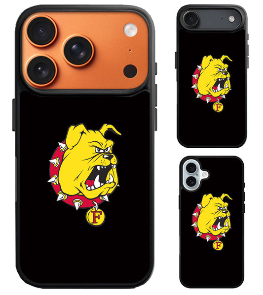 Ferris State Bulldogs Black iPhone Air | iPhone 17 | 17 Pro | 17 Pro Max Case