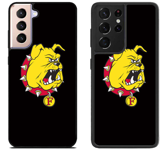 Ferris State Bulldogs Black Samsung Galaxy S21 | S21 FE | S21+ | S21 Ultra Case