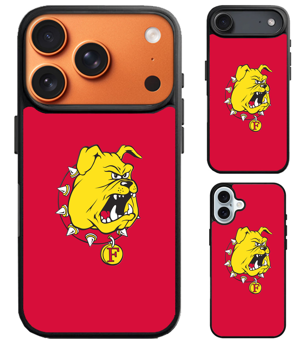 Ferris State Bulldogs Red iPhone Air | iPhone 17 | 17 Pro | 17 Pro Max Case