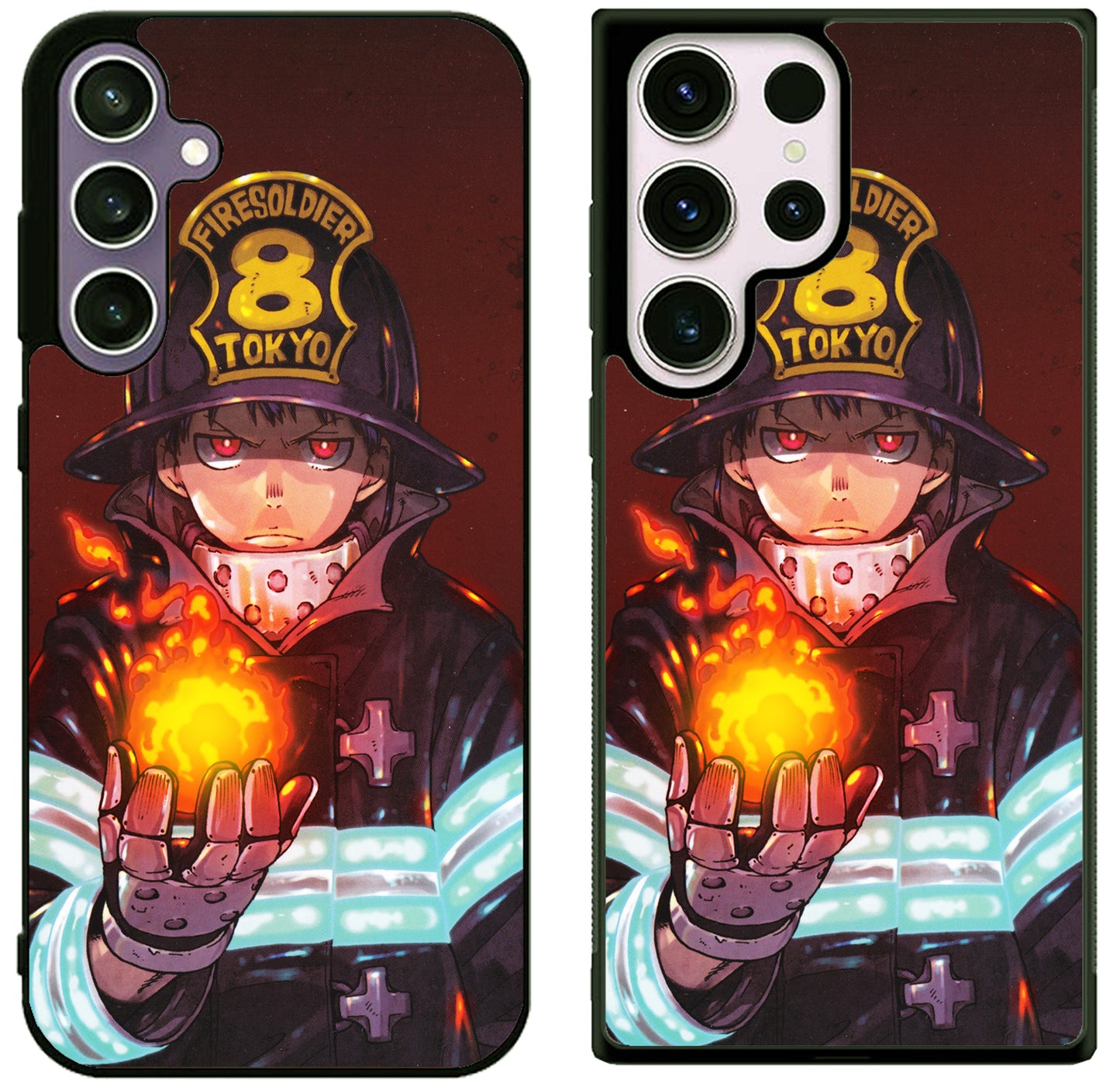 Fire Force Soldier Samsung Galaxy S25 | S25 Edge | S25 FE | S25 Plus | S25 Ultra Case