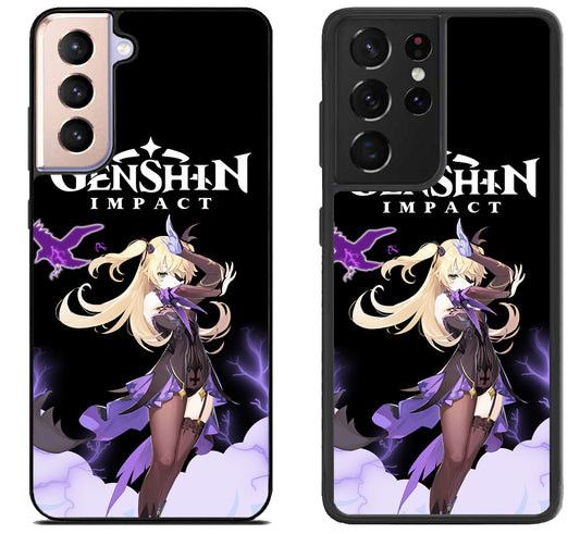 Fischl Genshin Impact Samsung Galaxy S21 | S21 FE | S21+ | S21 Ultra Case