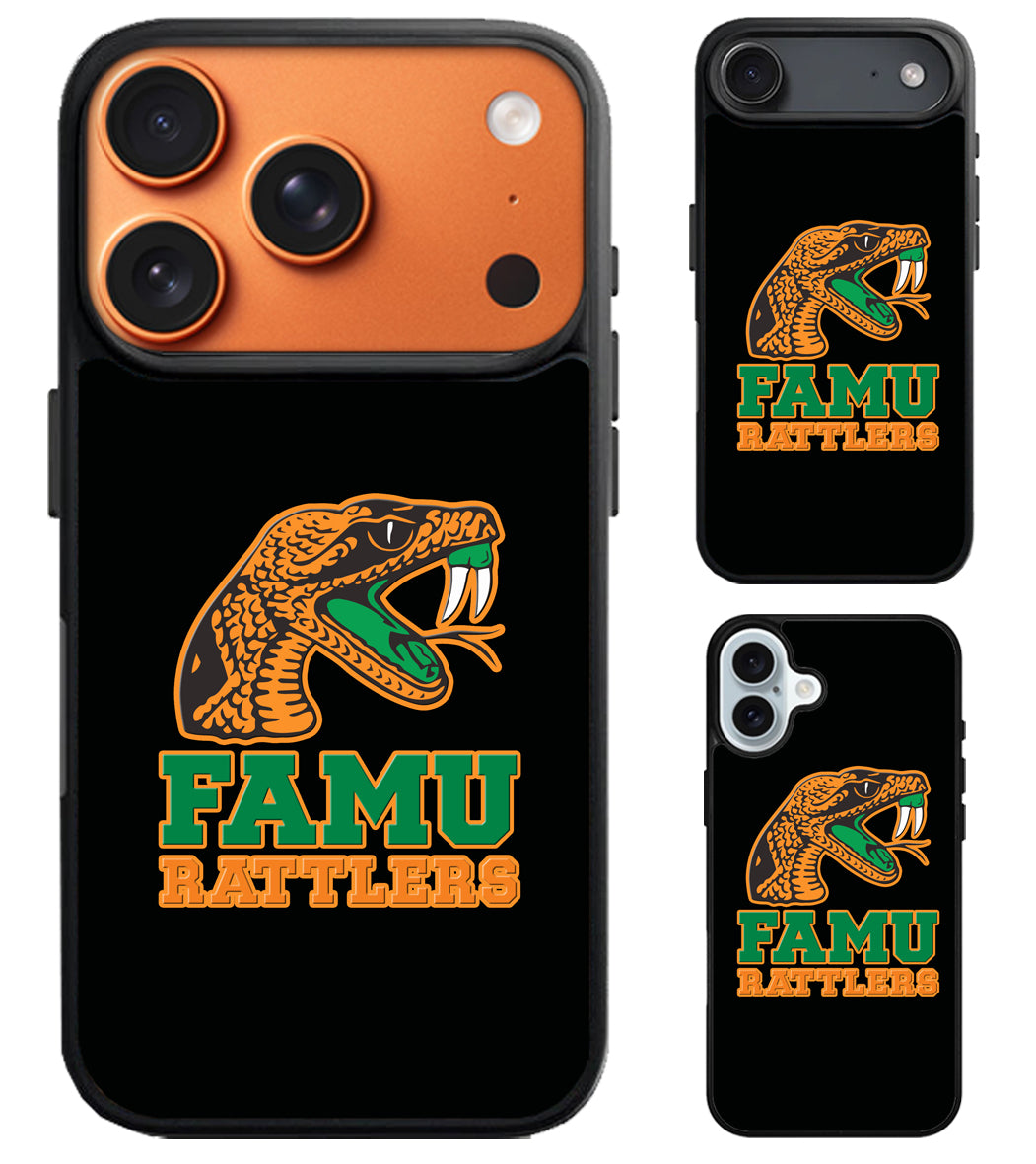 Florida A&M Rattlers Black iPhone Air | iPhone 17 | 17 Pro | 17 Pro Max Case