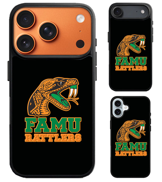 Florida A&M Rattlers Black iPhone Air | iPhone 17 | 17 Pro | 17 Pro Max Case