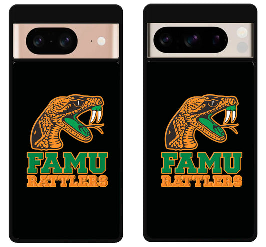 Florida A&M Rattlers Black Google Pixel 8 | 8 Pro Case