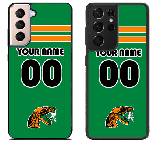 Custom Personalized Florida A&M Rattlers Samsung Galaxy S21 | S21 FE | S21+ | S21 Ultra Case