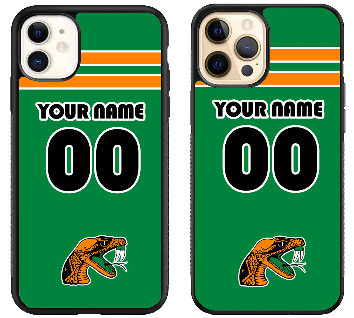 Custom Personalized Florida A&M Rattlers iPhone 12 | 12 Mini | 12 Pro | 12 Pro Max Case