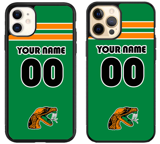 Custom Personalized Florida A&M Rattlers iPhone 12 | 12 Mini | 12 Pro | 12 Pro Max Case