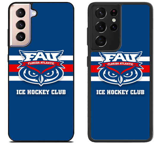 Florida Atlantic Owls Ice Hockey Samsung Galaxy S21 | S21 FE | S21+ | S21 Ultra Case