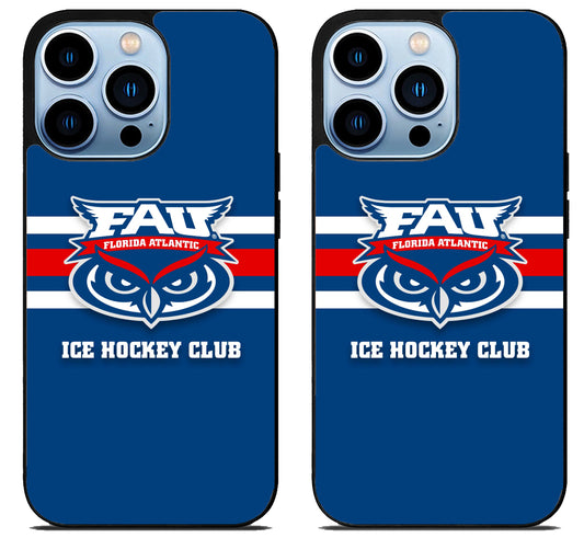 Florida Atlantic Owls Ice Hockey iPhone 15 Pro | iPhone 15 Pro Max Case